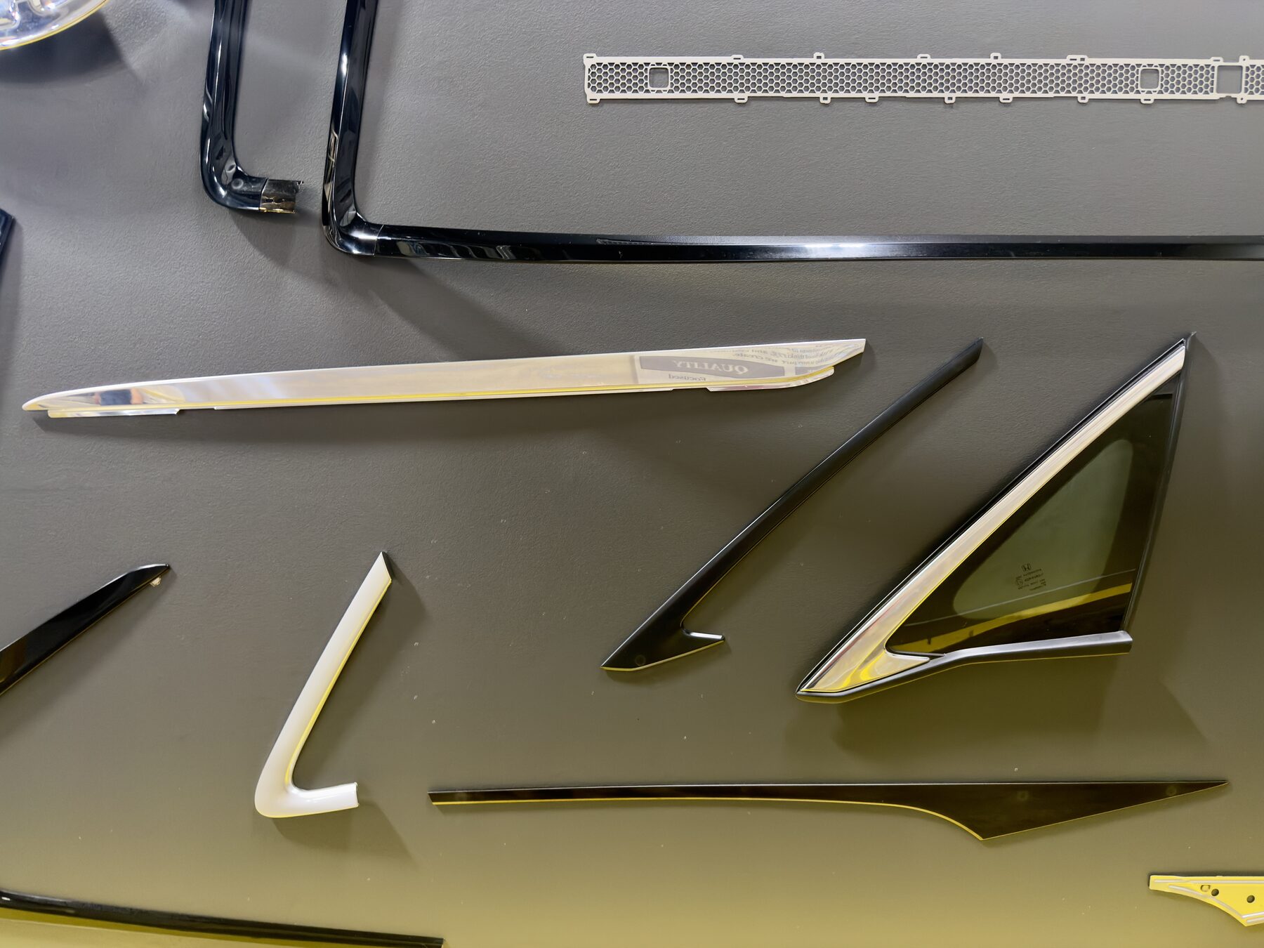 Display of Big Rapids Products Class A decorative trim components